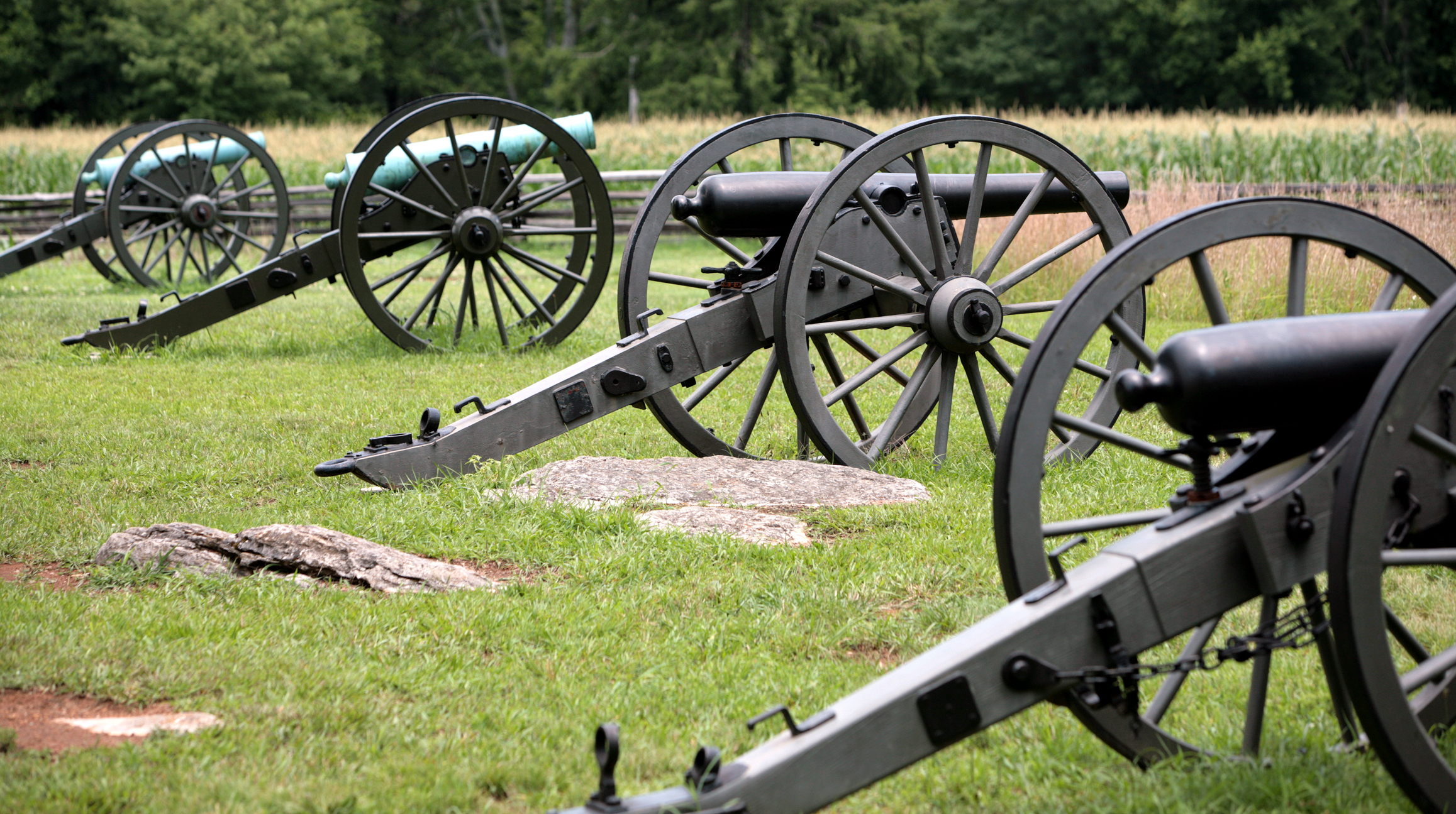 Union Battery of Artillery at the Stones River National Battlefield in Murfreesboro