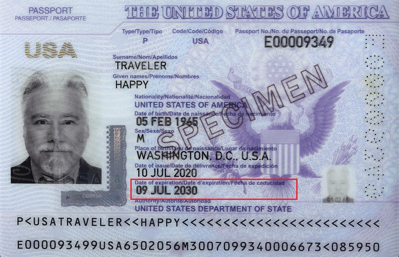 US Passport Expiration Date