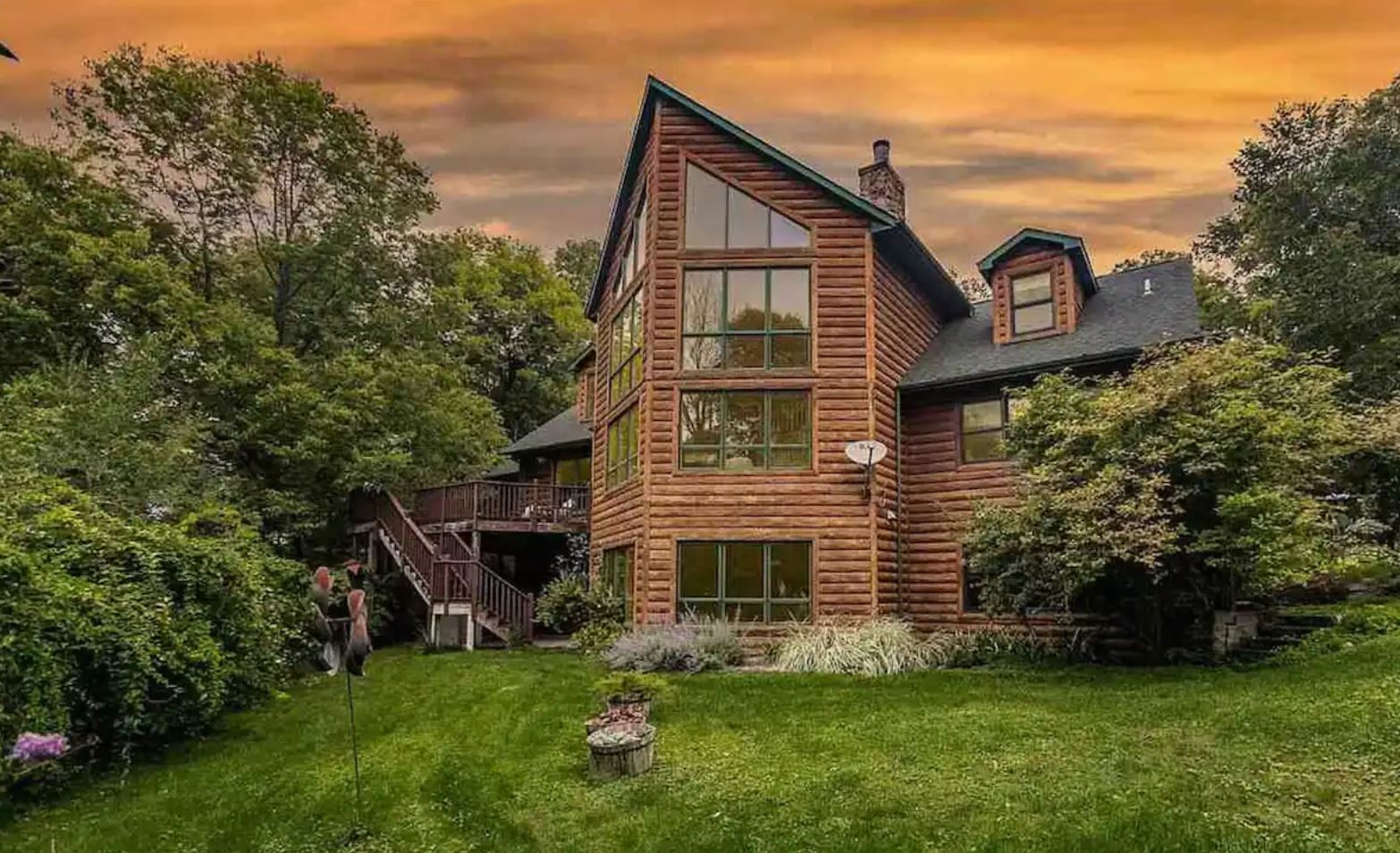 Dreamy log cabin secluded retreat