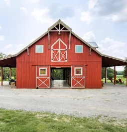 Red barn vacation rental