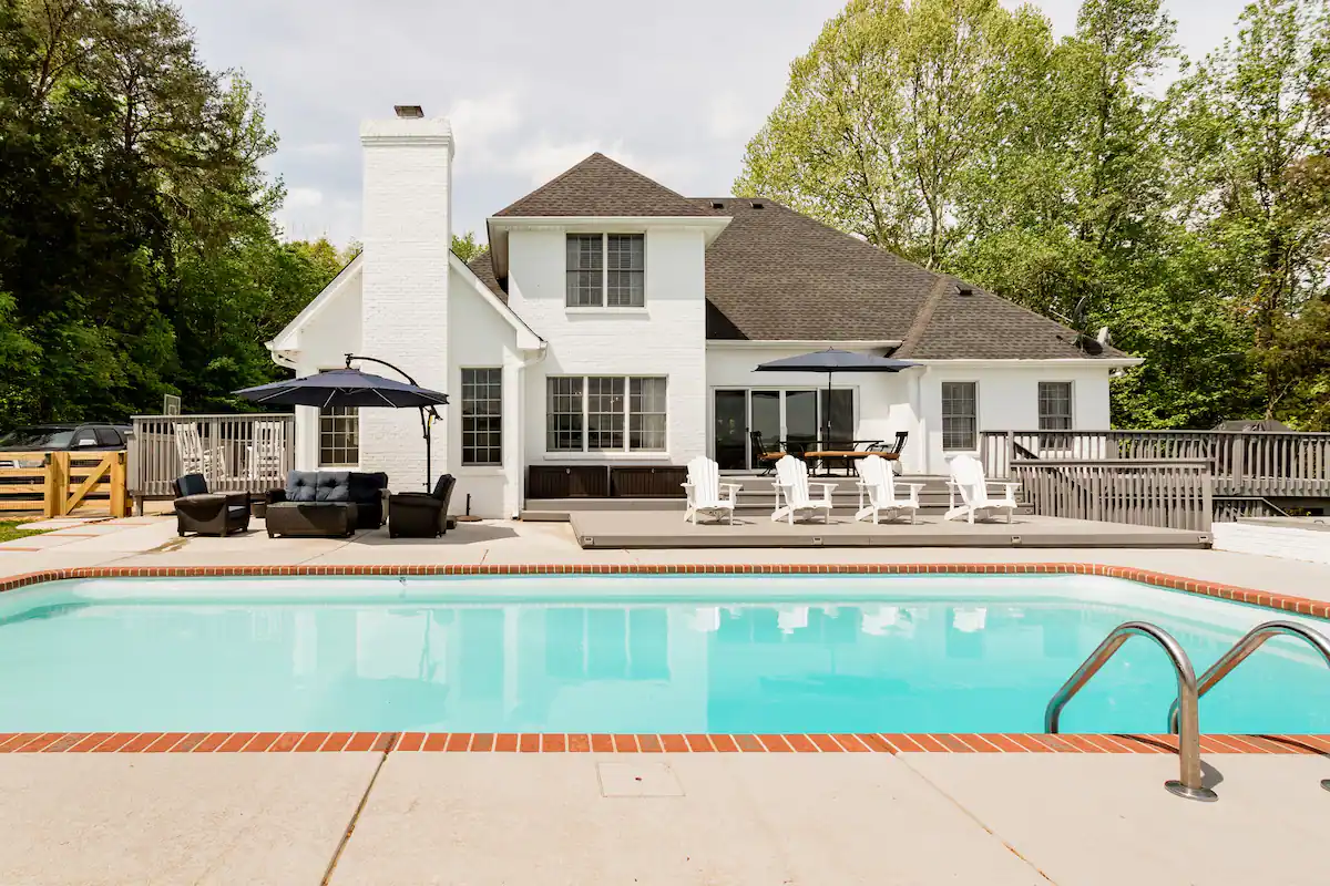 Go for a swim for a little countryside luxury