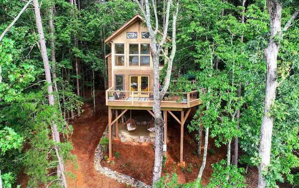 One of the most unique lodging experiences in North Georgia