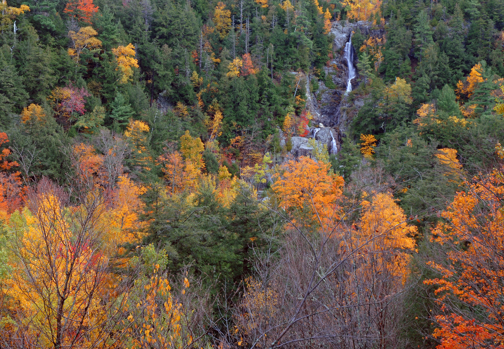 Waterfall in the Adirondacks, near Giant Mountain