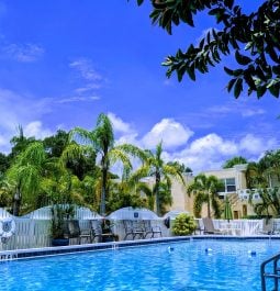 swimming pool at Venice Beach Villas