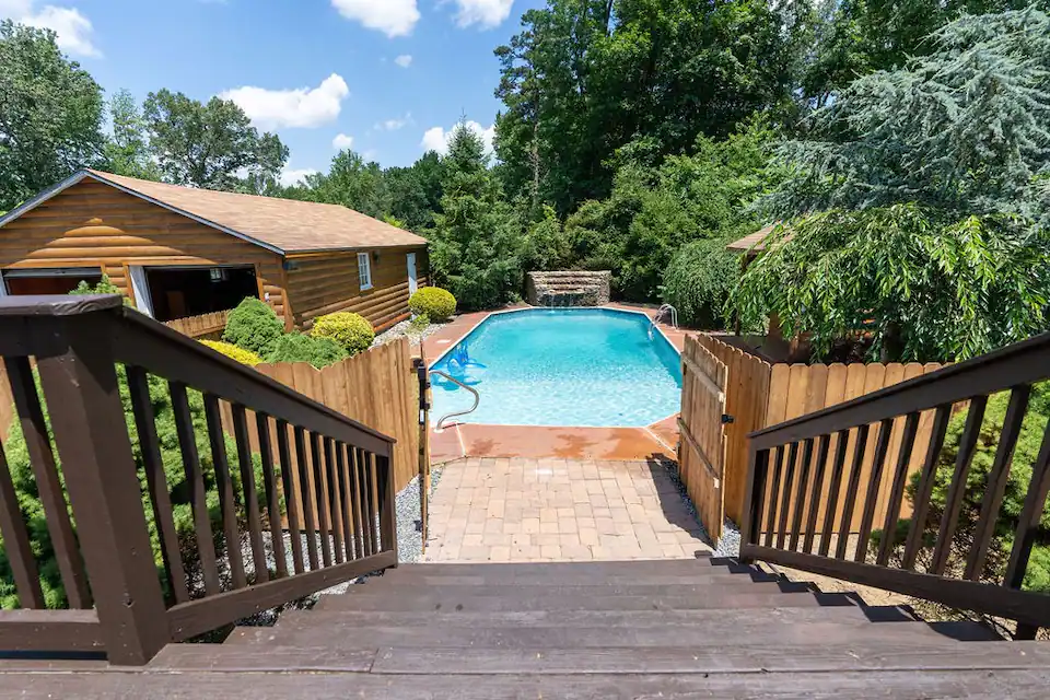 A private, in-ground pool to enhance your stay