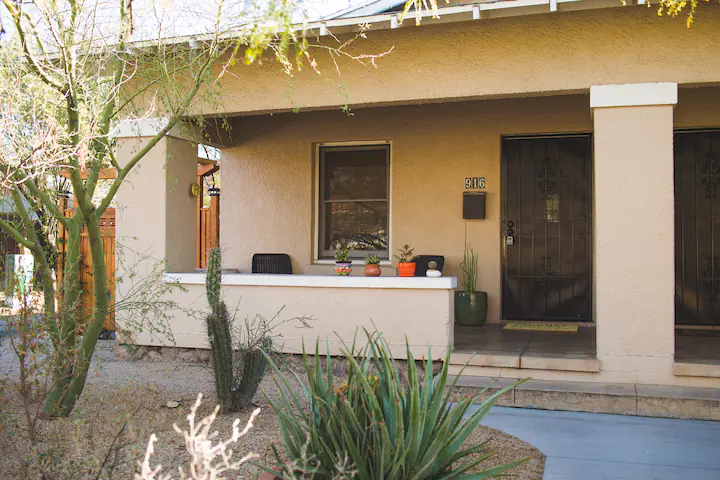 A duplex flat in a historic neighborhood