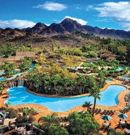 Pool and mountain view