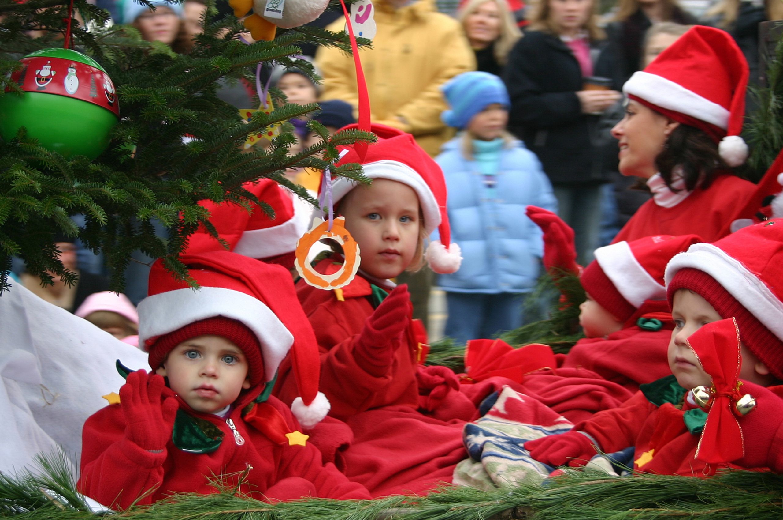 Christmas parade in Blowing Rock