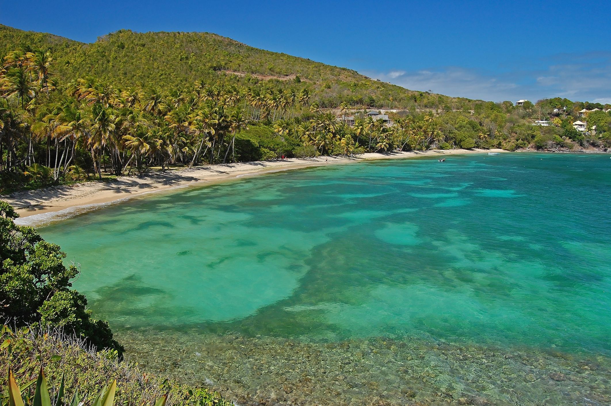 Beautiful Industry Bay beach on Bequia