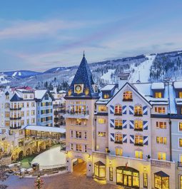 aerial view of The Arrabelle at Vail Square