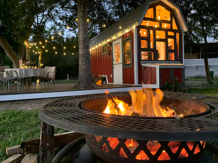 An adorable home with fun outside space too