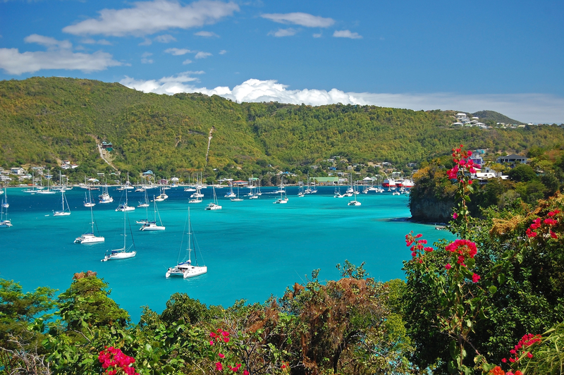 Admiralty Bay on Bequia Island