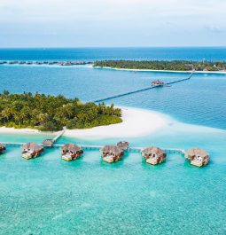 aerial view of Conrad Maldives