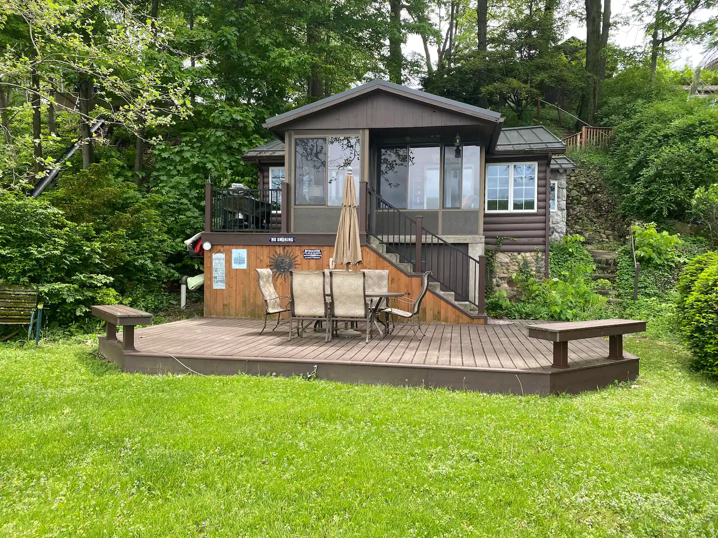 Lake Cabin Escape with Fireplace