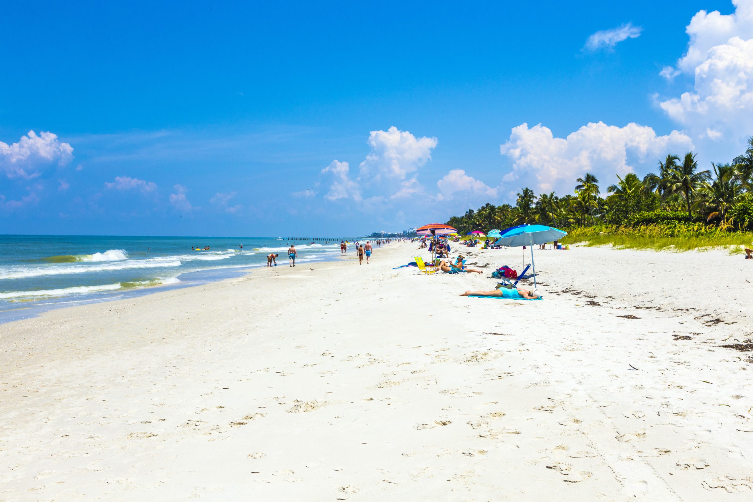 Naples Beach in Naples, Florida