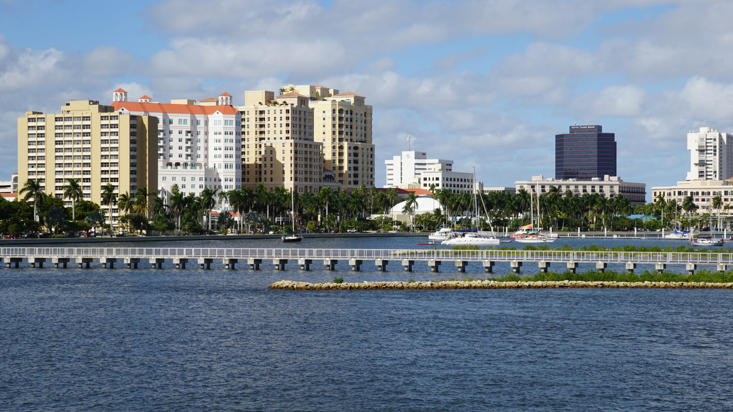 Waterfront in West Palm Beach, Florida