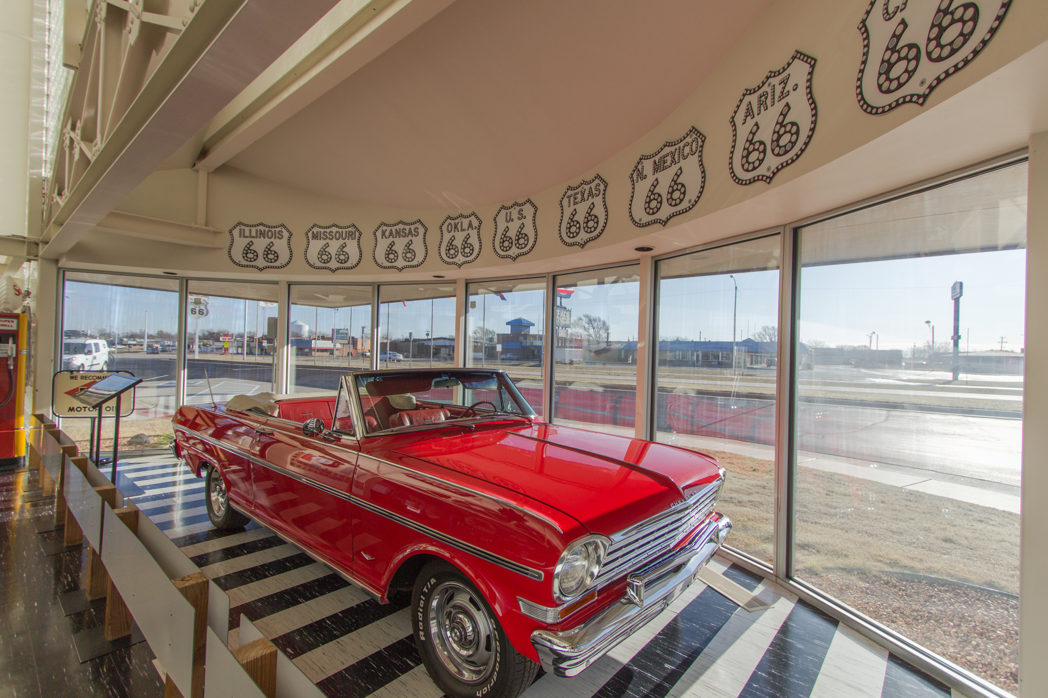 Route 66 Museum in Clinton Oklahoma