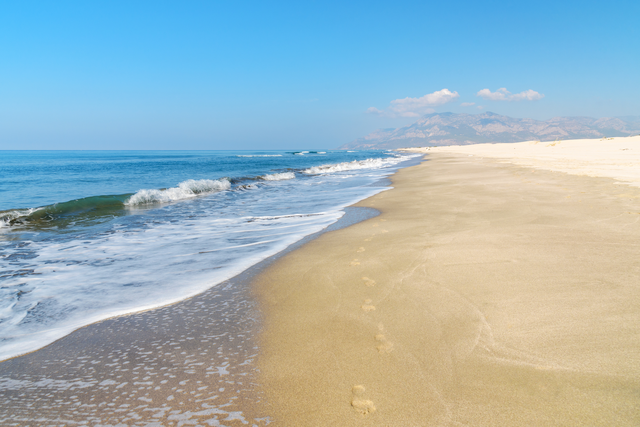 Patara Beach in Antalya Province, Turkey