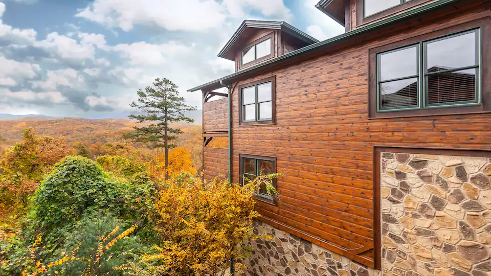 Paradise Vista, Incredible Views, 2 Story Log Cabin