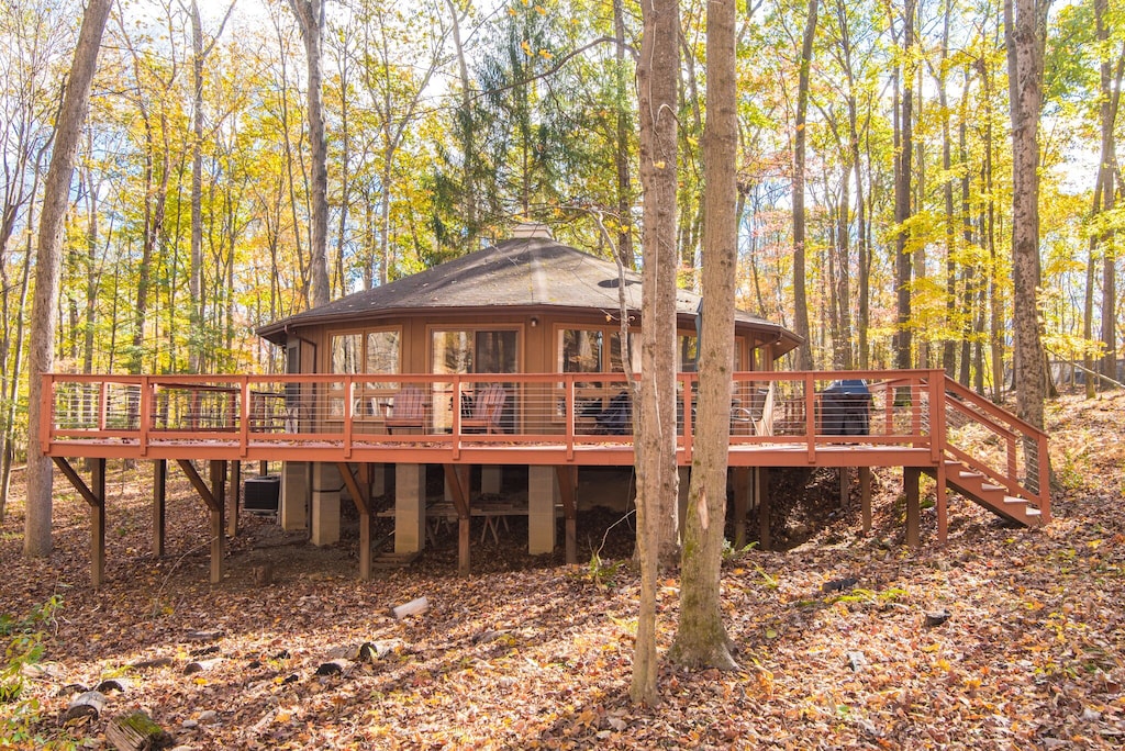 A Quiet Mid-Century Modern Cabin in Berkeley Springs