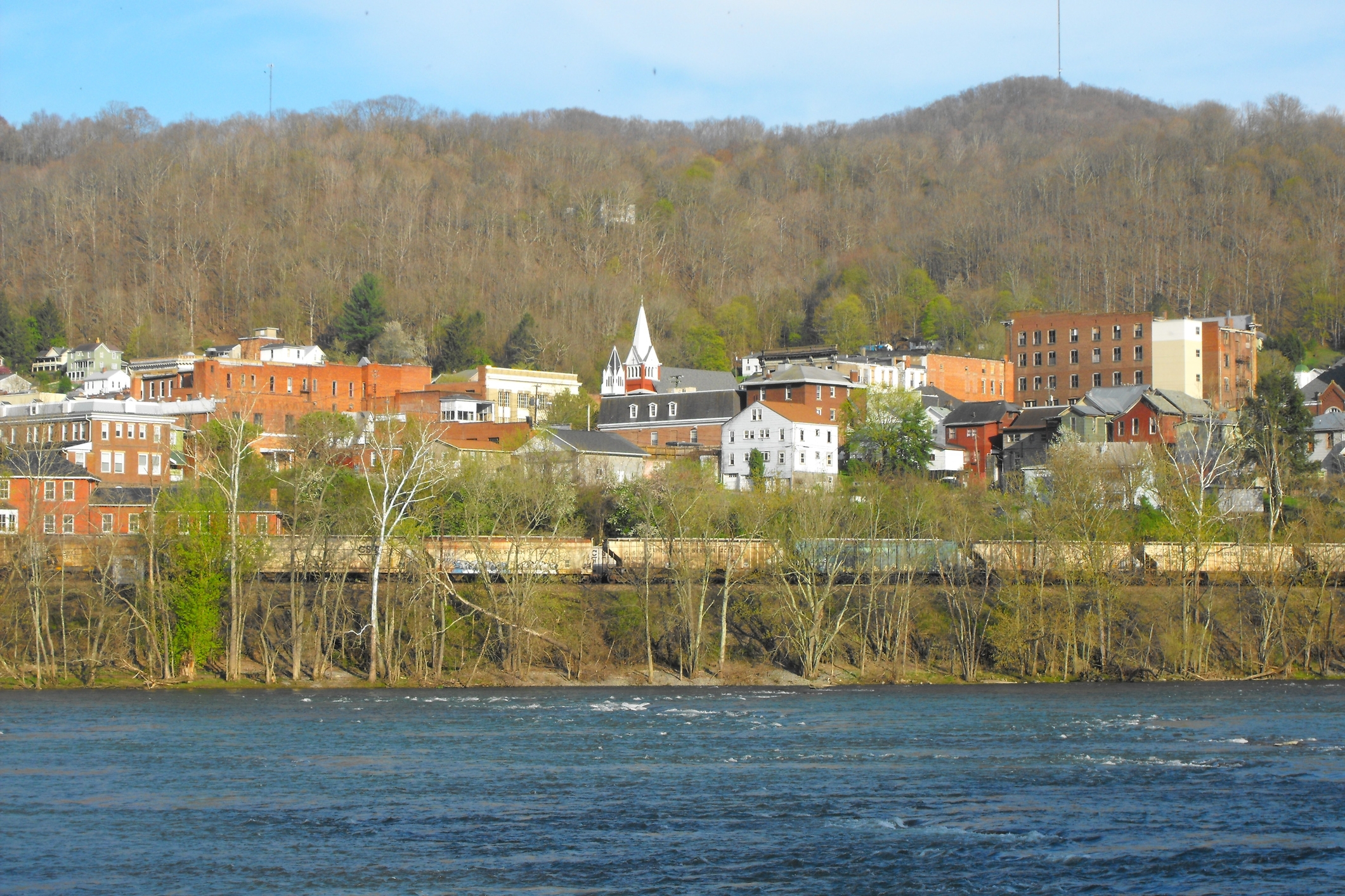 Hinton, West Virginia along the New River