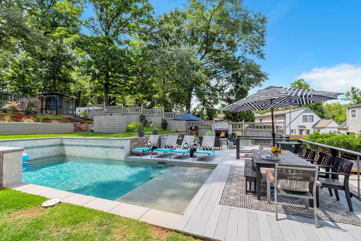 A custom-built home in the Kirkwood neighborhood