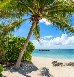 Paradise beach at Fort Zachary Taylor Park, Key West