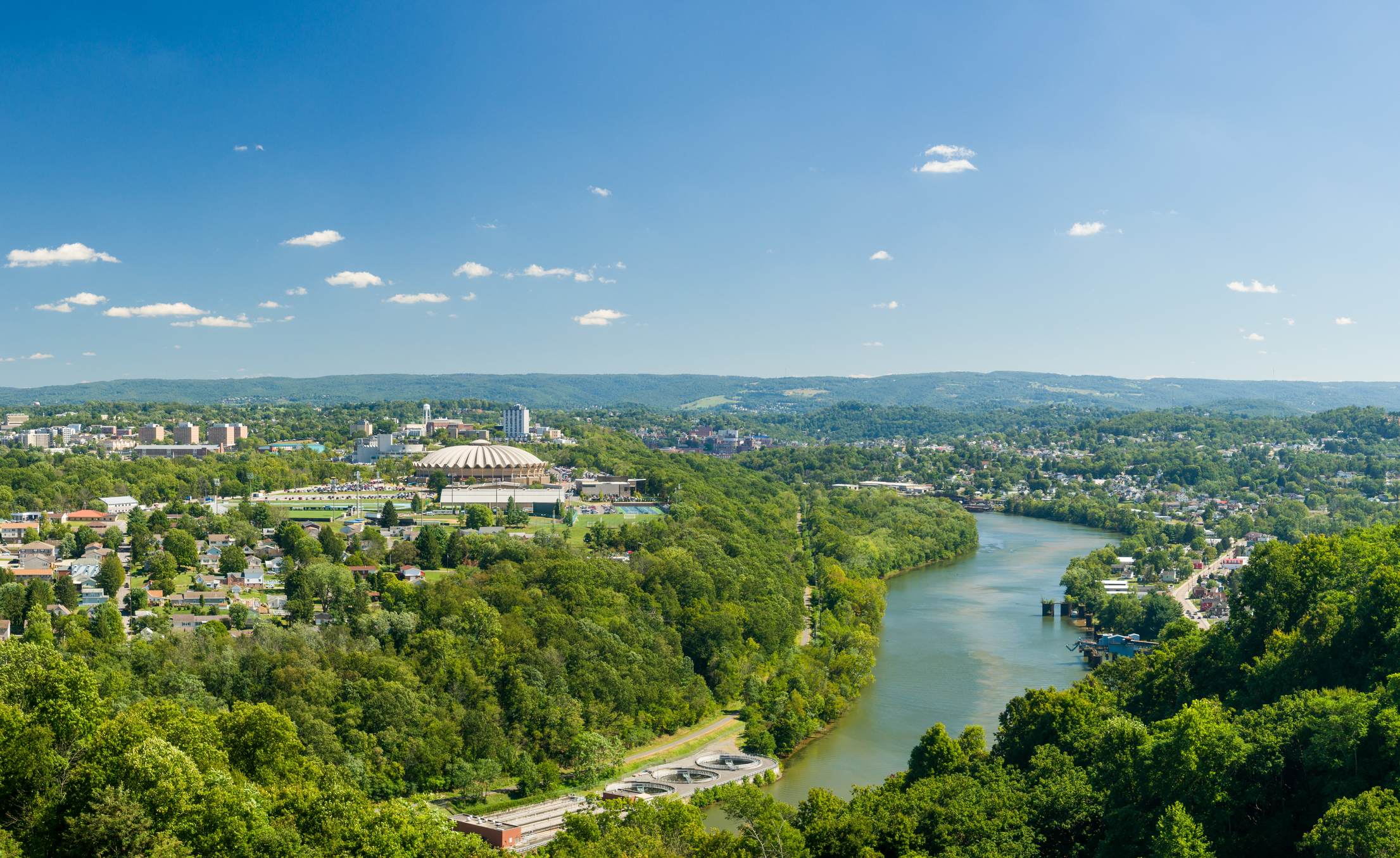 Morgantown and WVU in West Virginia