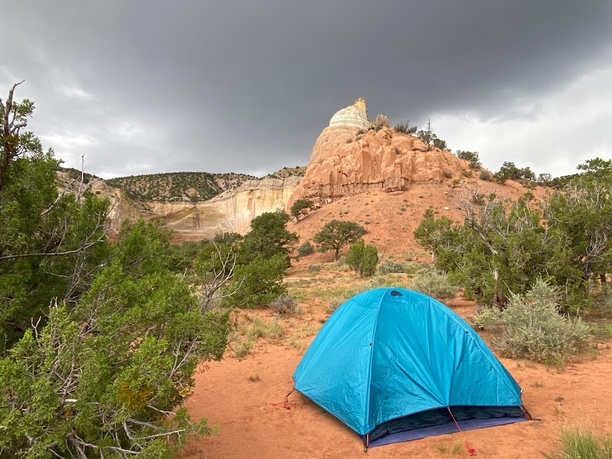 Pitch your tent near this dramatic backdrop and be inspired