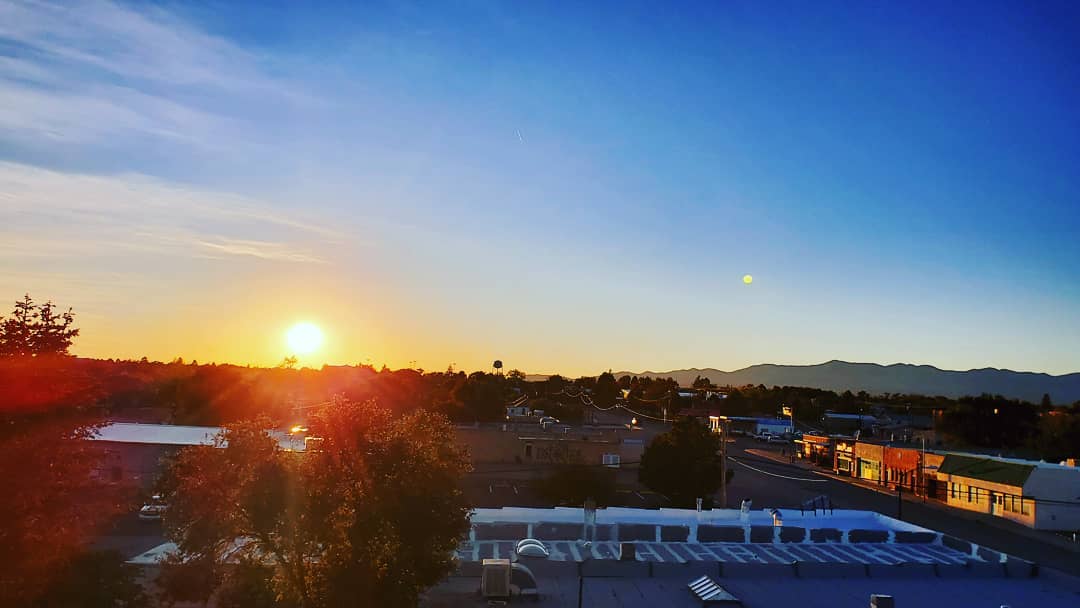 View from a Ferris Wheel  in Mountainair