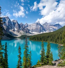 Moraine Lake in Banff National Park, Canadian Rockies, Alberta, Canada