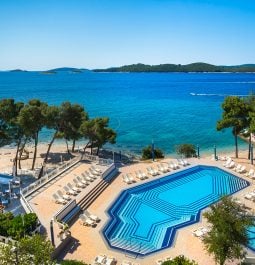 aerial view of Aminess Grand Azur Hotel