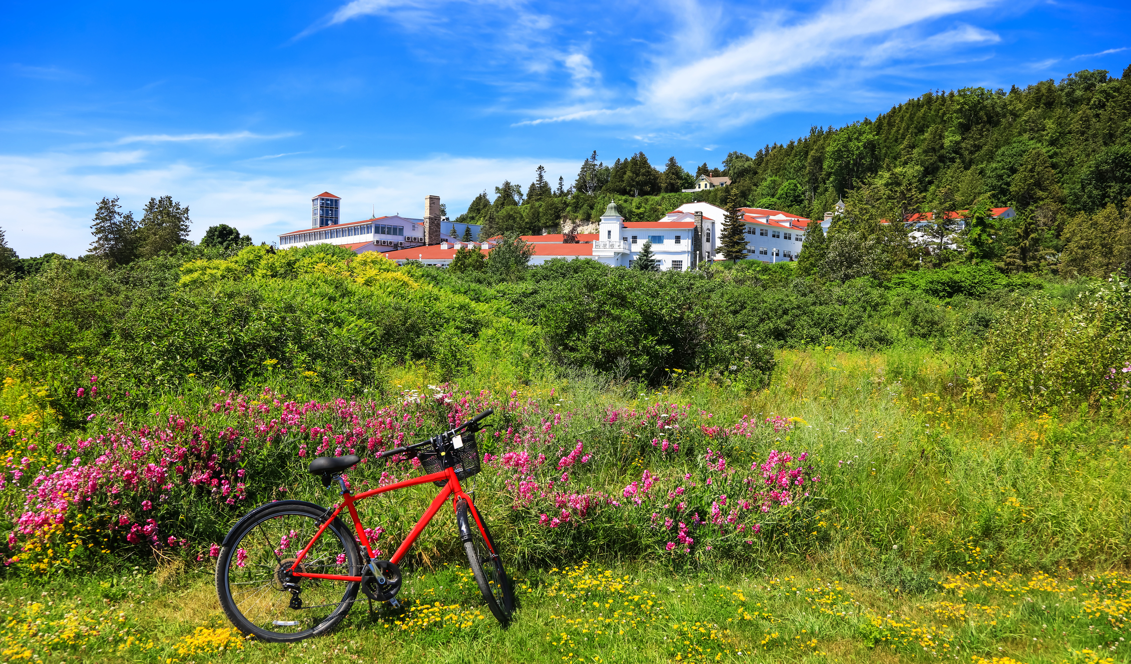 Biking is the best way to get around the island