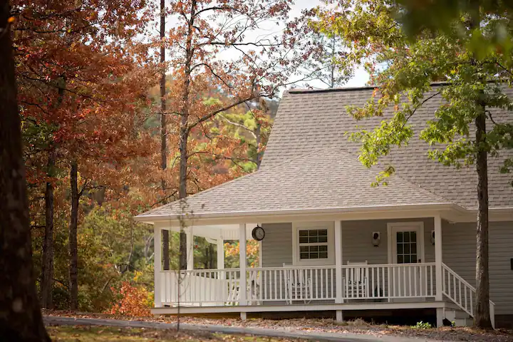 You'll love being near the stocked lake with mountain views