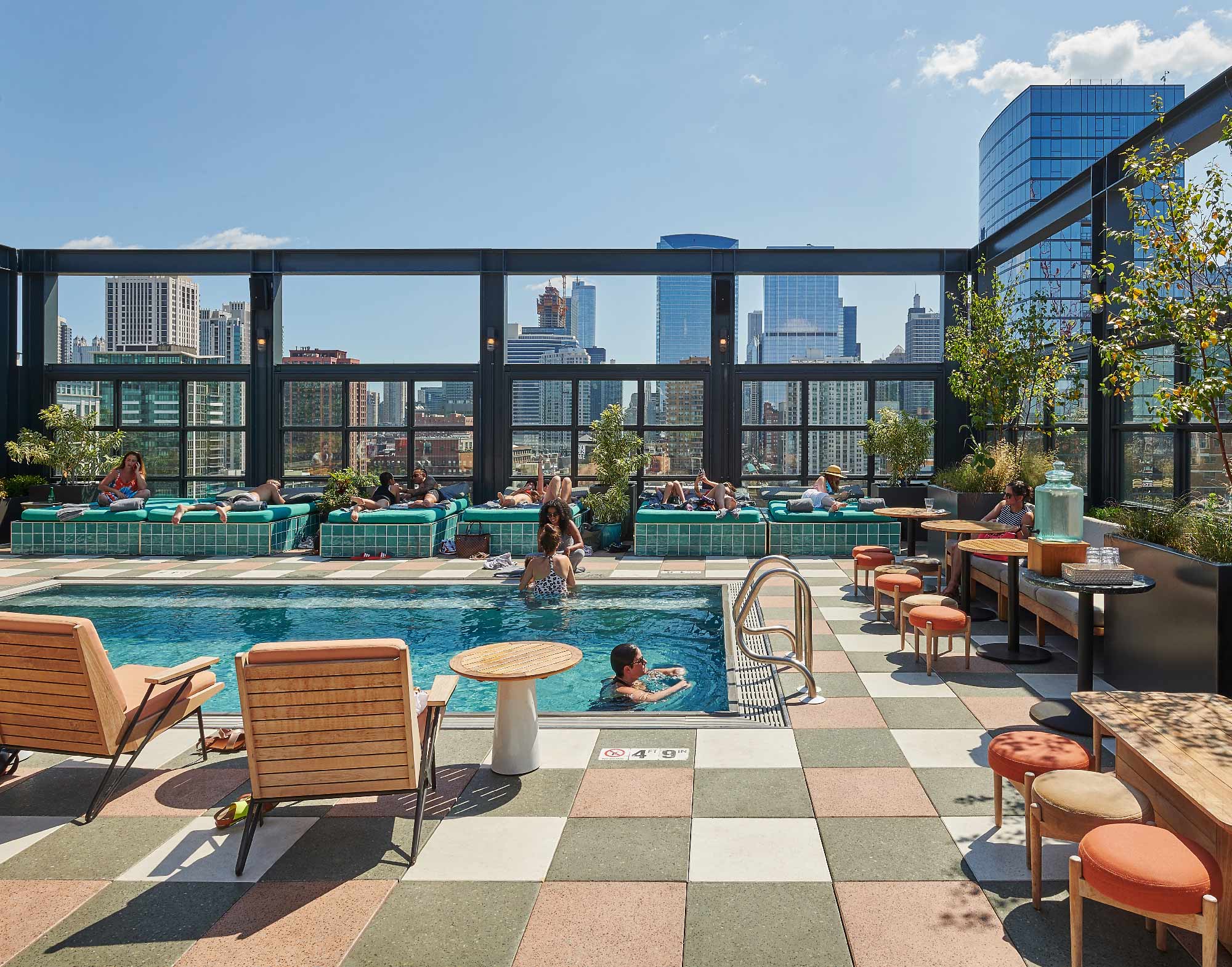 A lovely rooftop to soak up some sun