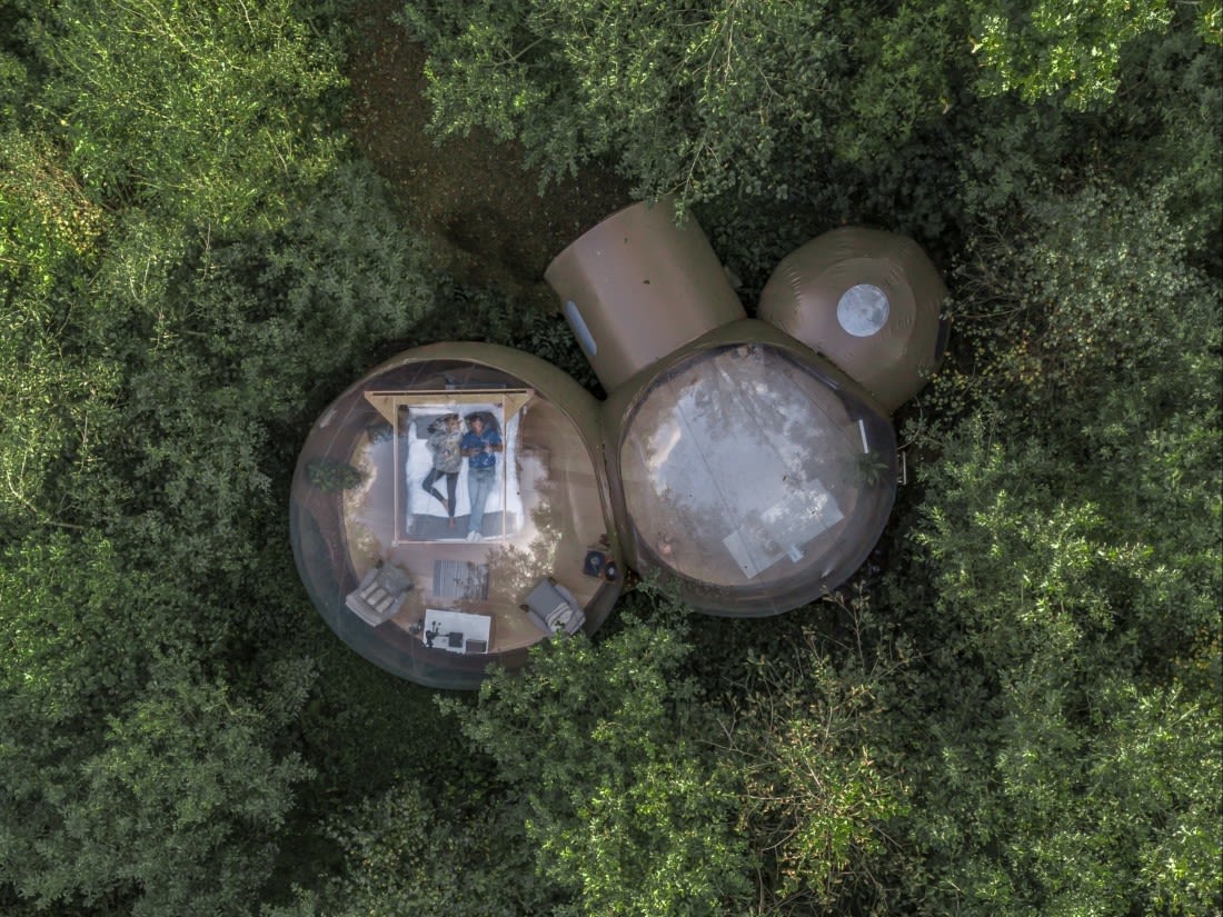 bubble rooms at Finn Lough