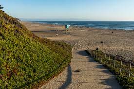 Sunset State Beach along Monterey Bay, California