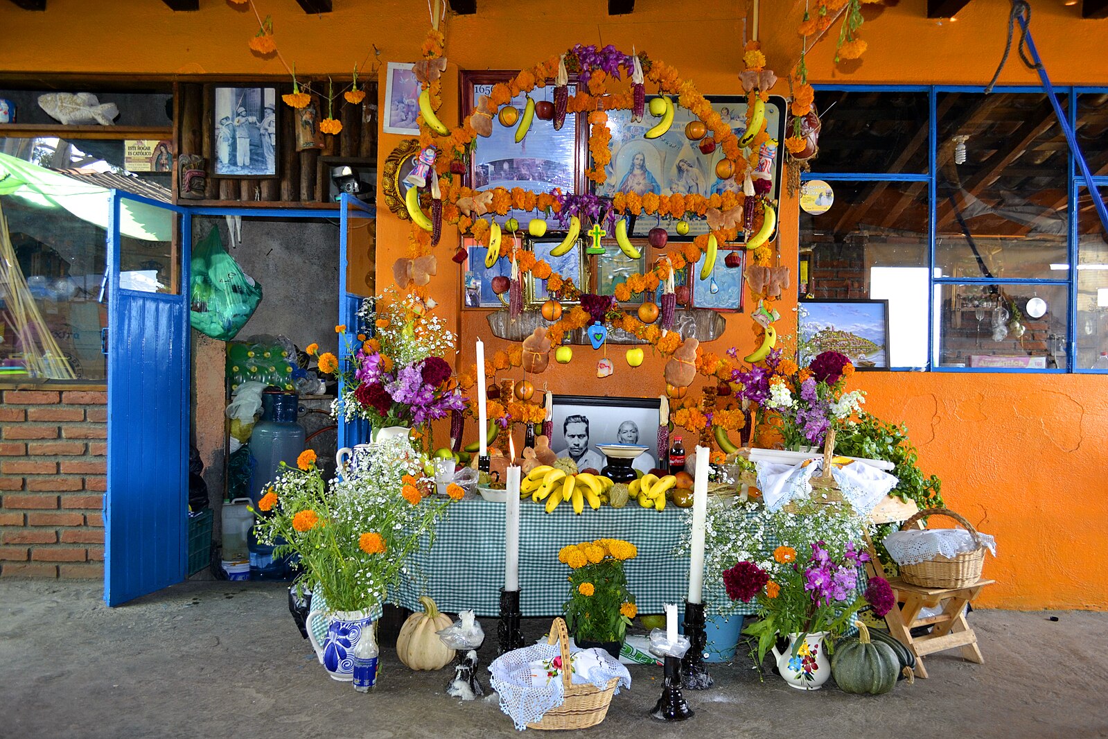 Offering on Day of the Dead, Janitzio Island, Michoacán