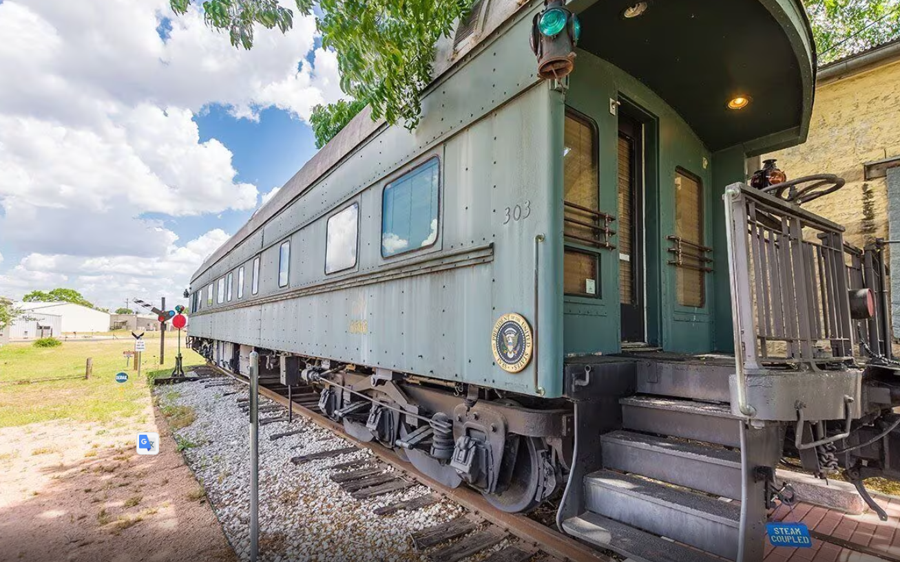 Sleep in train car and piece of history