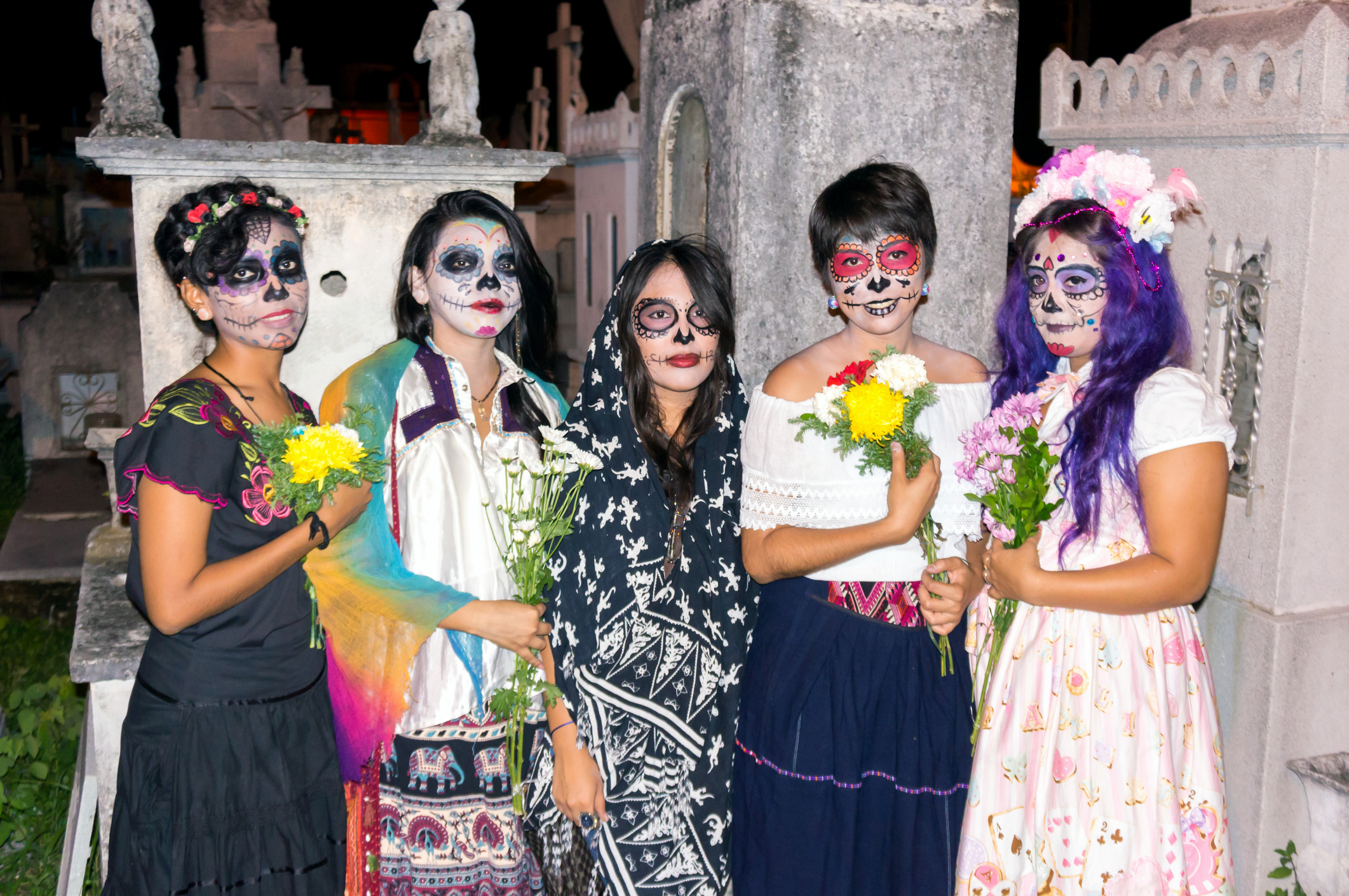 Day of the Dead Portrait in Merida cemetery