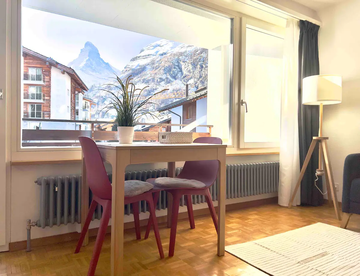 Edelweiss Studio with Matterhorn Views and Balcony - Zermatt