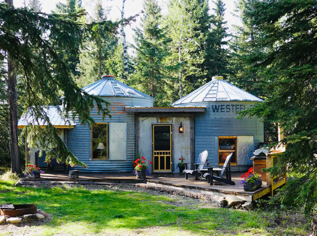 A uniquely converted space surrounded by trees