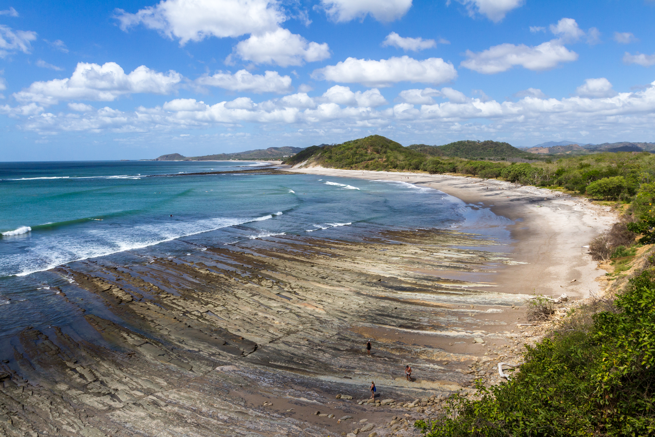 Surfing in Popoyo, Nicaragua