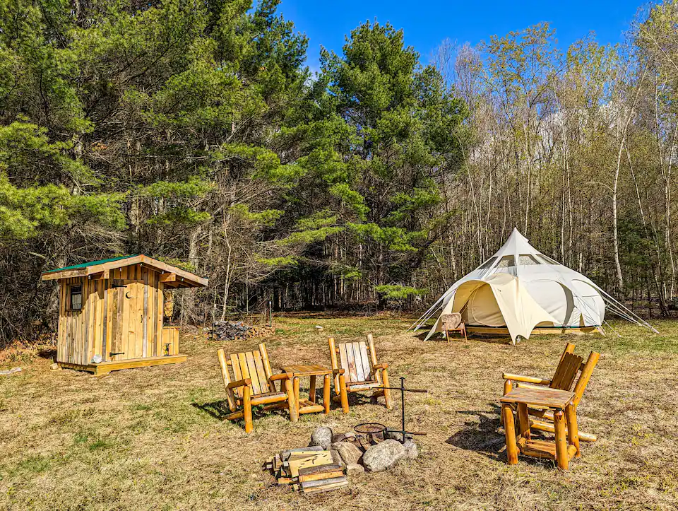 Luxury Camping in the Adirondacks