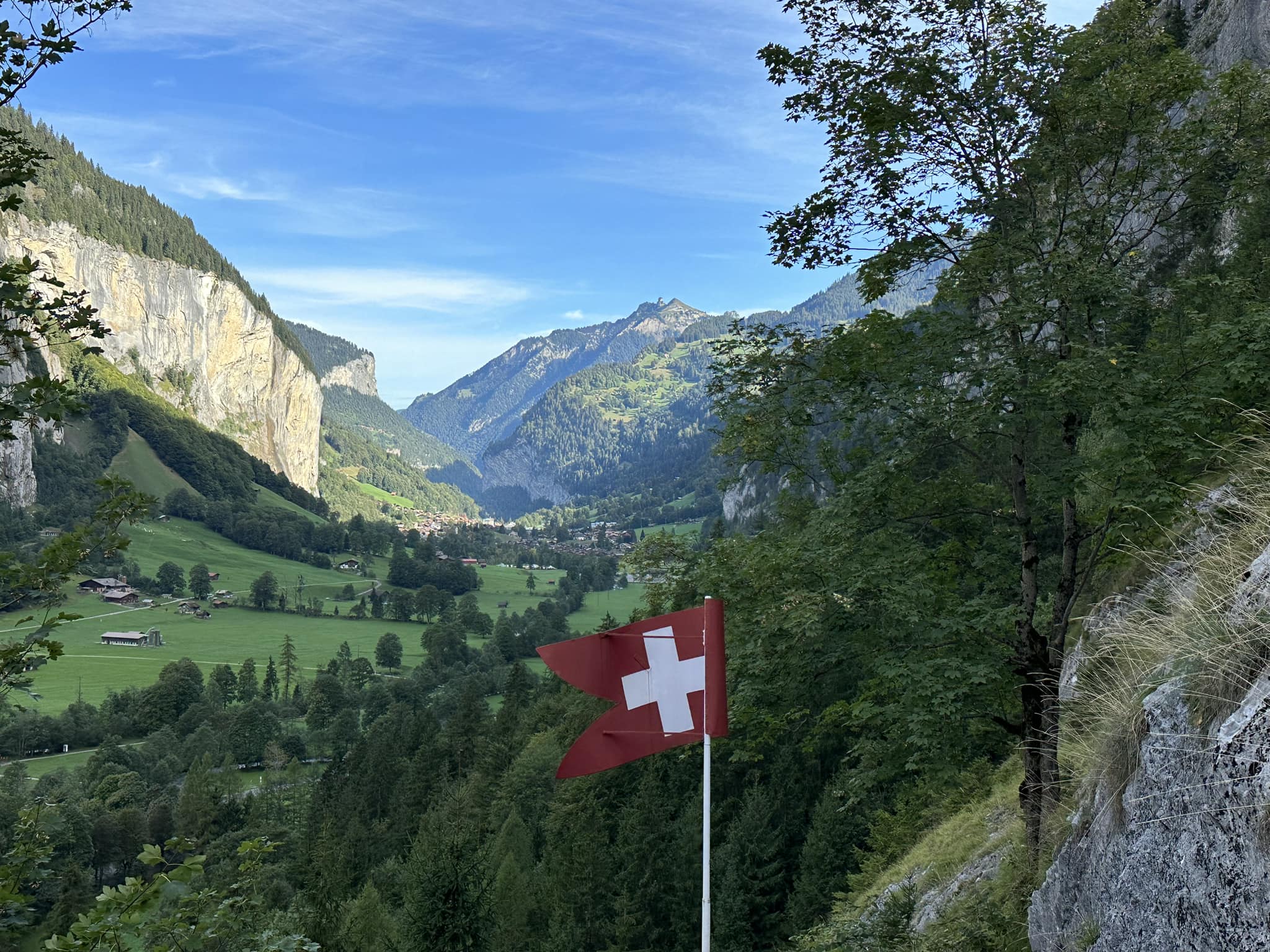 Lauterbrunnen from Trümmelbach Falls, Switzerland