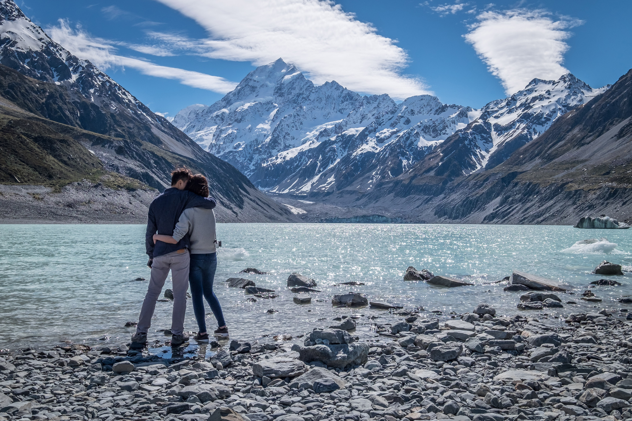 end of the trail Mount Cook, New Zealand